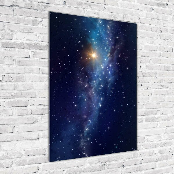 Acrylic wall art Starry sky