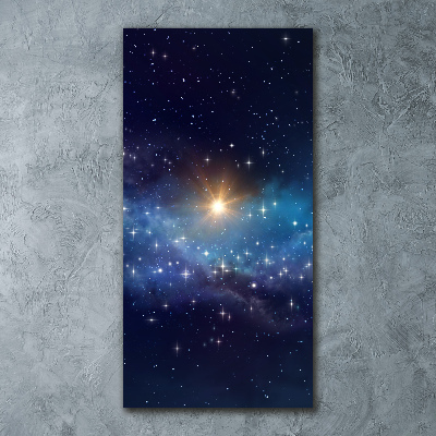 Acrylic wall art Starry sky