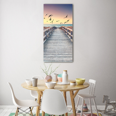 Print on acrylic Path to the beach