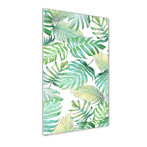 Print on acrylic Tropical leaves