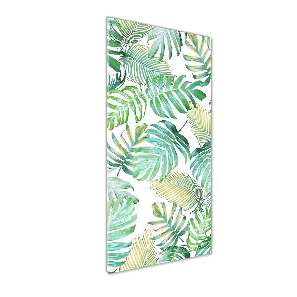 Print on acrylic Tropical leaves