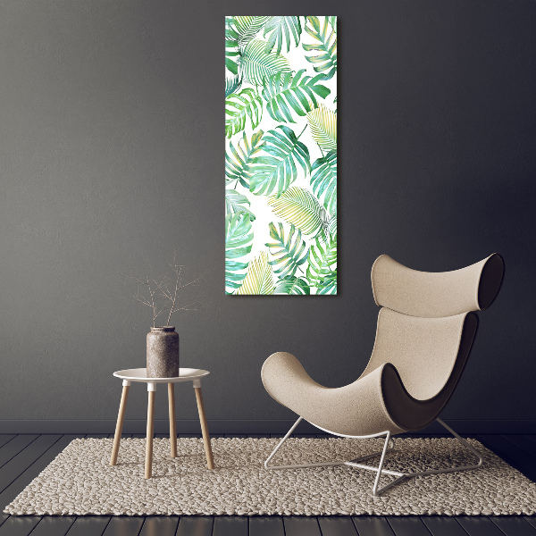 Print on acrylic Tropical leaves