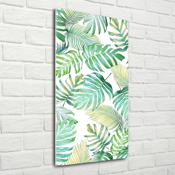 Print on acrylic Tropical leaves