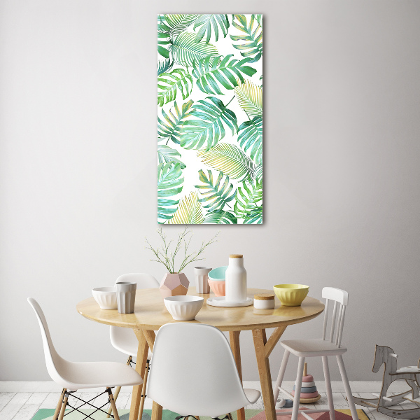 Print on acrylic Tropical leaves