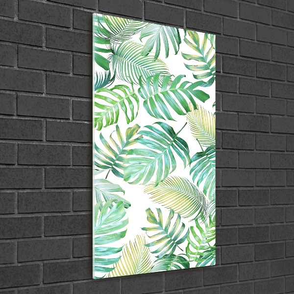 Print on acrylic Tropical leaves