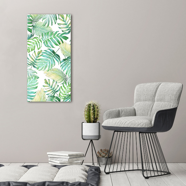 Print on acrylic Tropical leaves