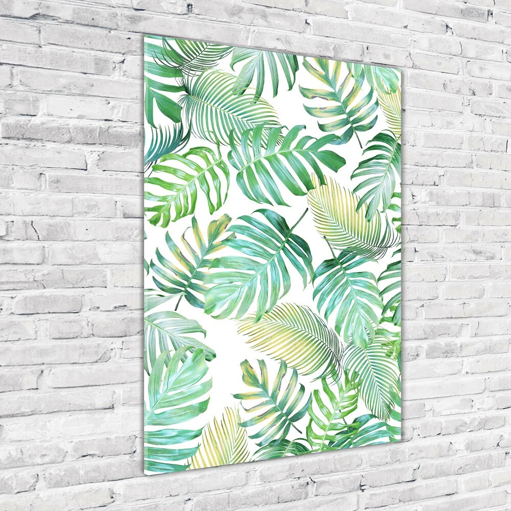 Print on acrylic Tropical leaves