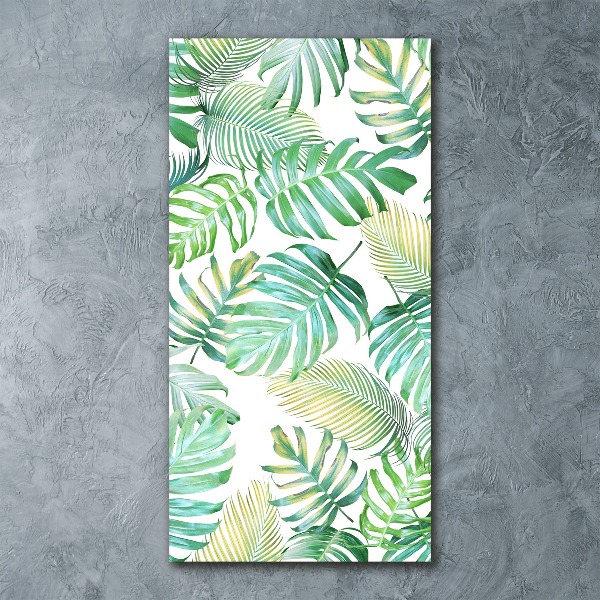 Print on acrylic Tropical leaves