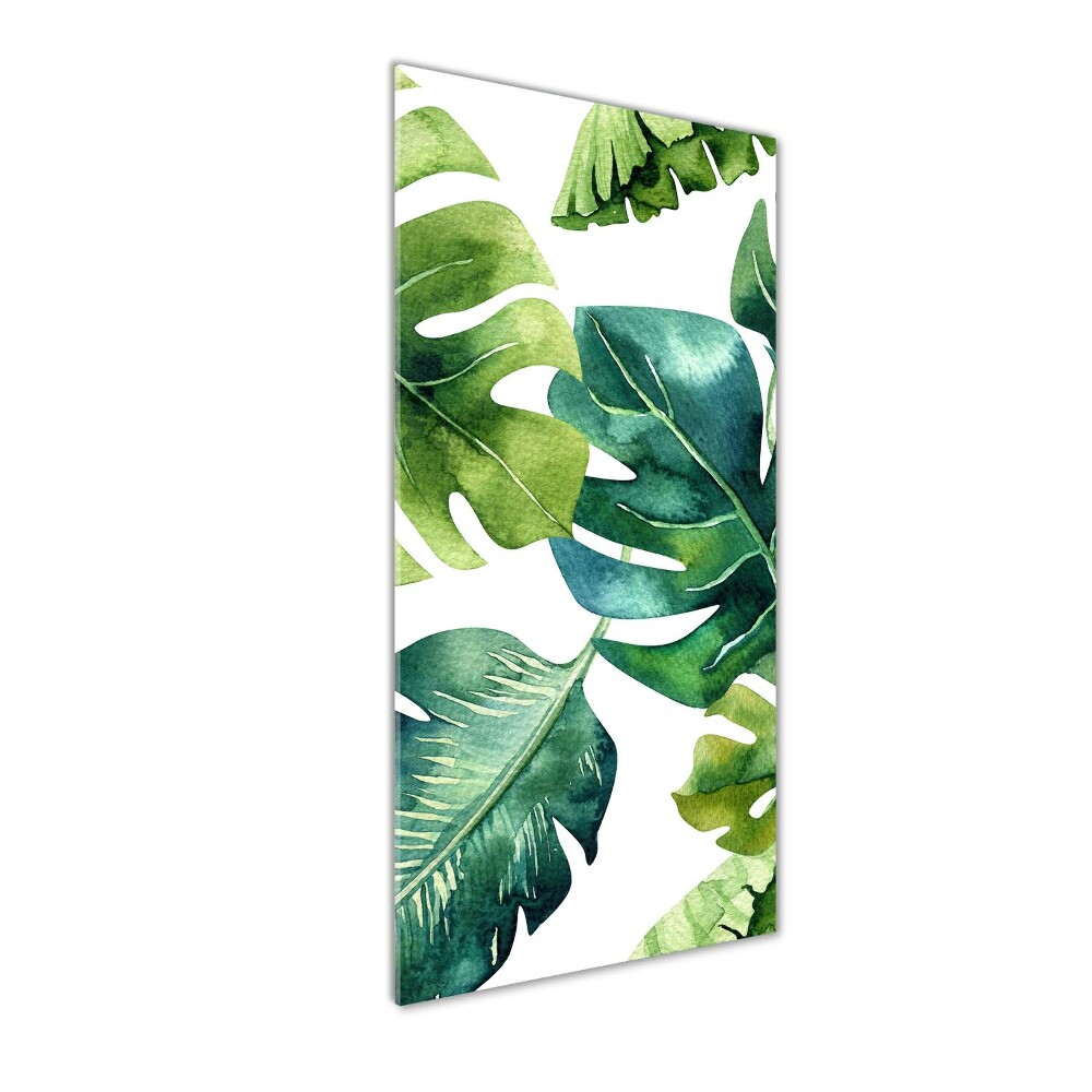 Acrylic wall art Tropical leaves