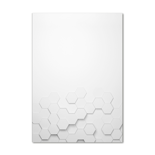 Wall art acrylic Background hexagon