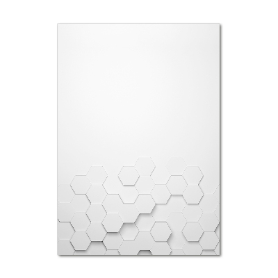 Wall art acrylic Background hexagon