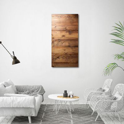 Print on acrylic Wooden background