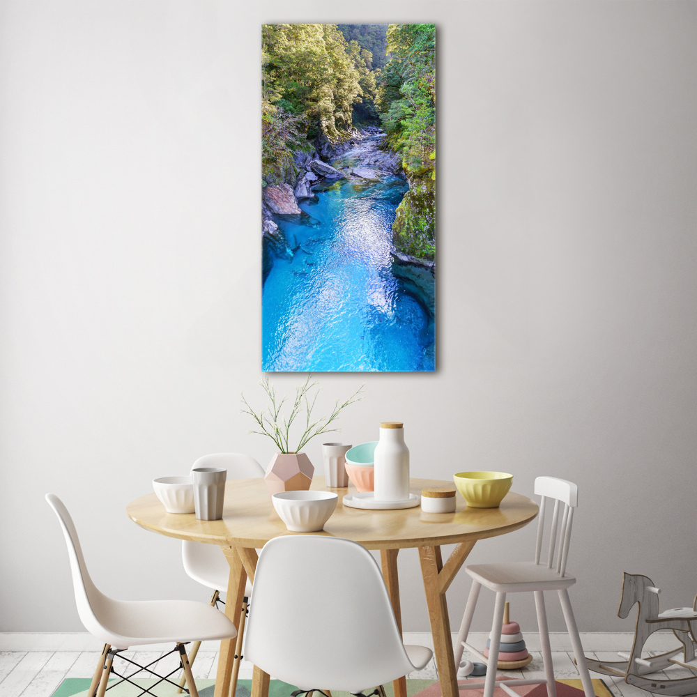 Print on acrylic River in the forest