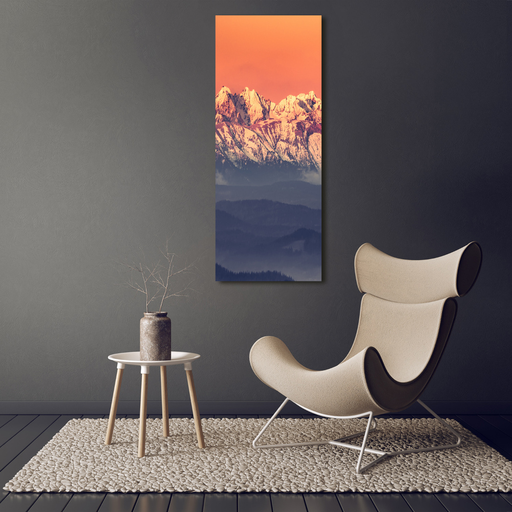 Print on acrylic Panorama of the Tatra Mountains