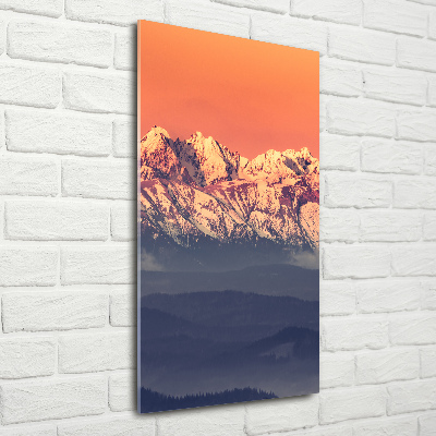 Print on acrylic Panorama of the Tatra Mountains