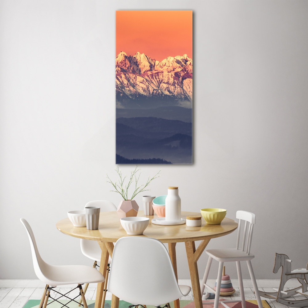 Print on acrylic Panorama of the Tatra Mountains