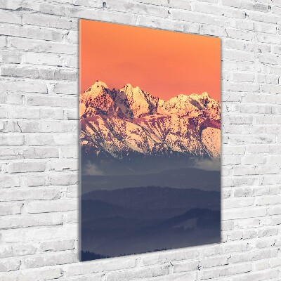 Print on acrylic Panorama of the Tatra Mountains