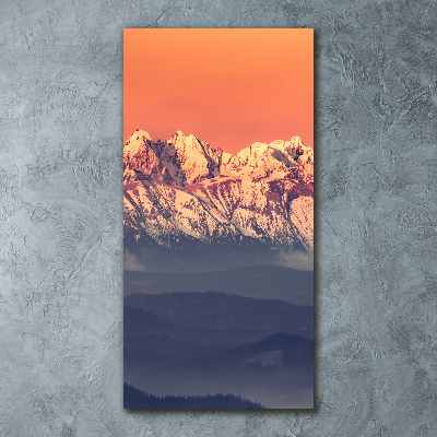 Print on acrylic Panorama of the Tatra Mountains