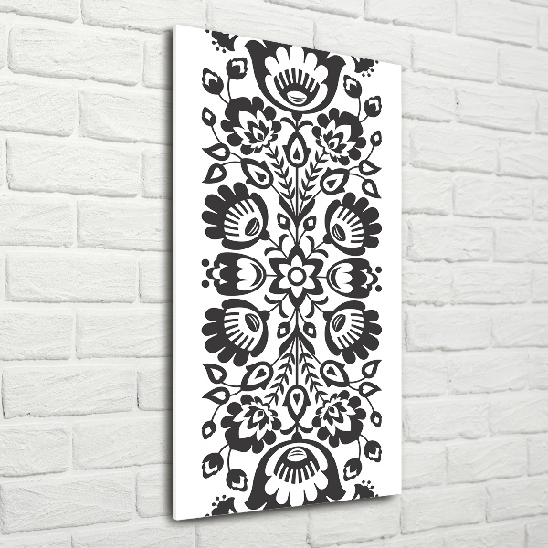 Acrylic wall art Folk pattern