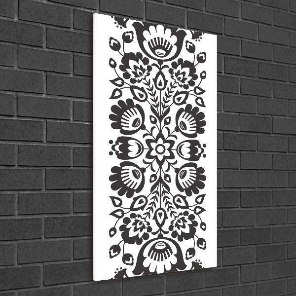 Acrylic wall art Folk pattern