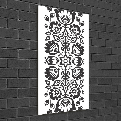 Acrylic wall art Folk pattern