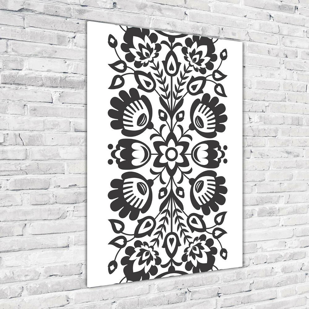 Acrylic wall art Folk pattern