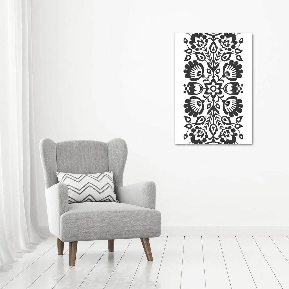 Acrylic wall art Folk pattern