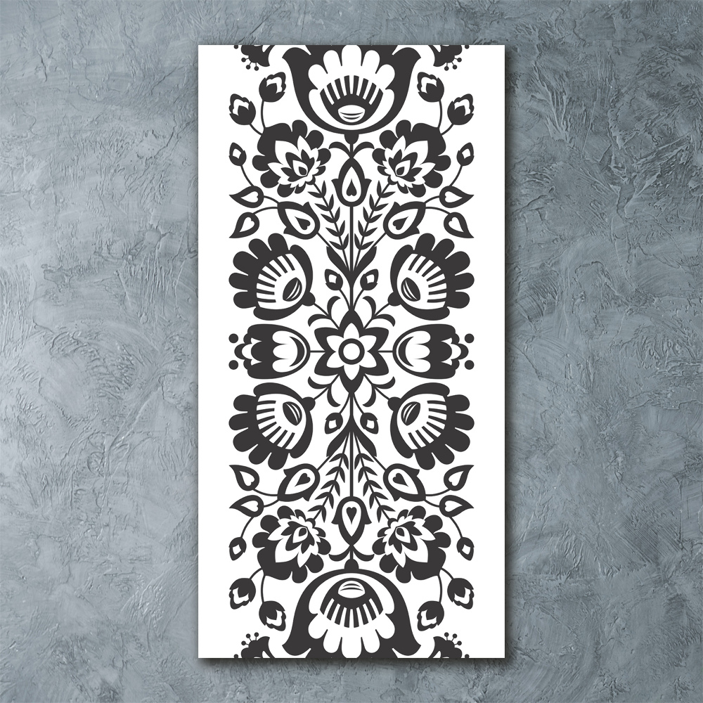 Acrylic wall art Folk pattern