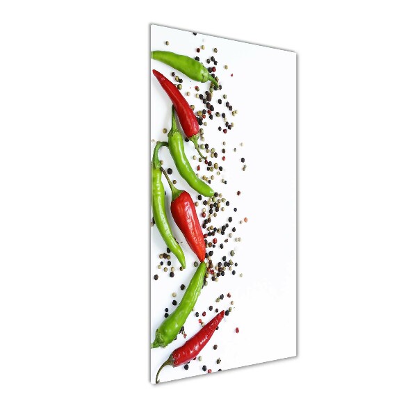 Print on acrylic Chilli peppers