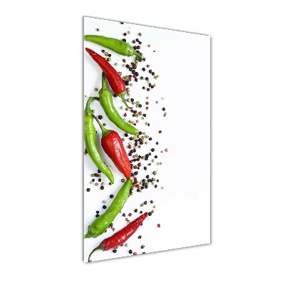 Print on acrylic Chilli peppers