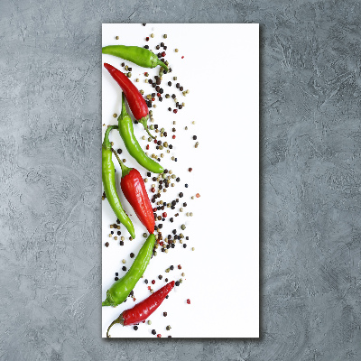 Print on acrylic Chilli peppers