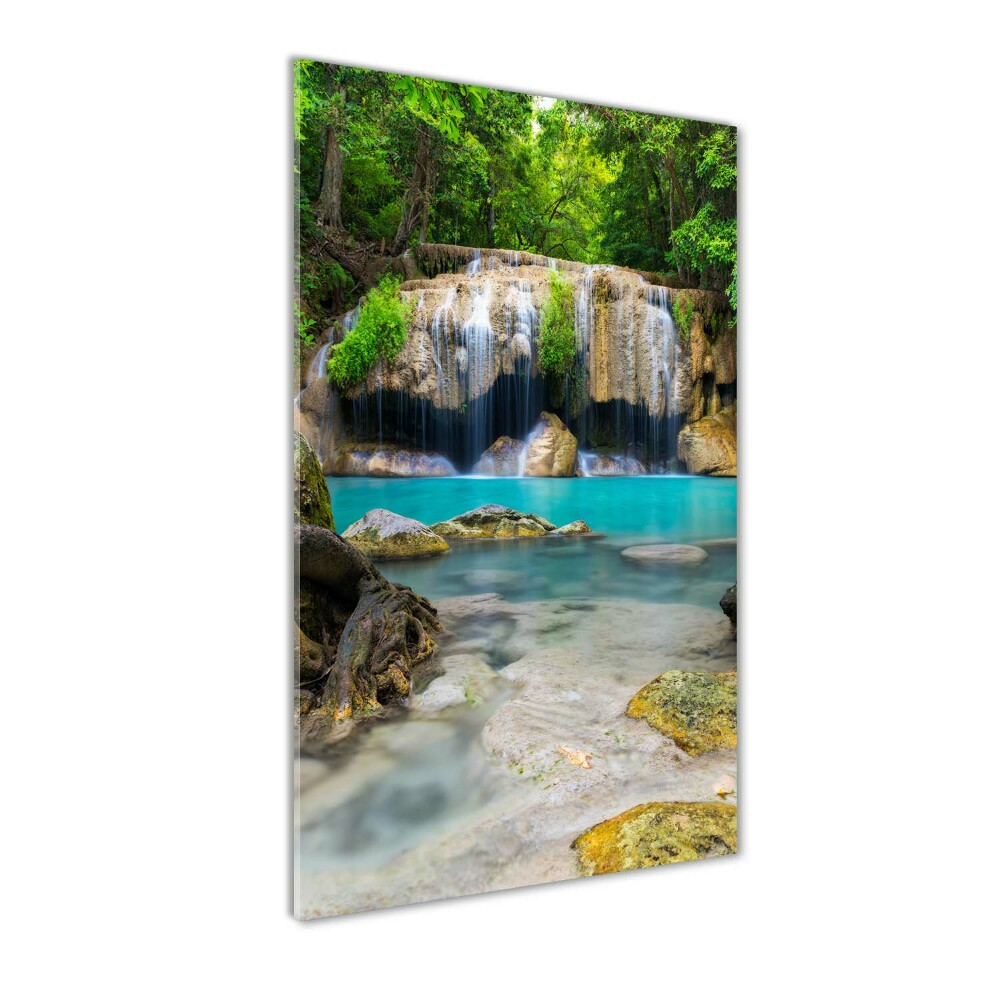 Wall art acrylic Waterfall in the jungle