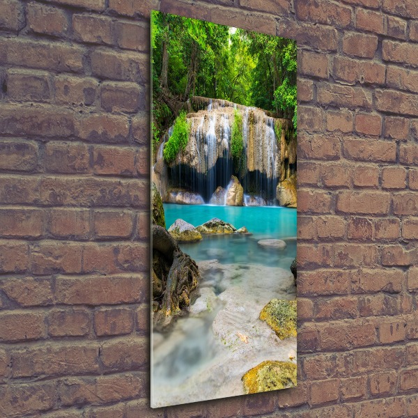 Wall art acrylic Waterfall in the jungle