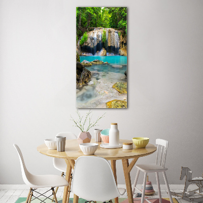 Wall art acrylic Waterfall in the jungle