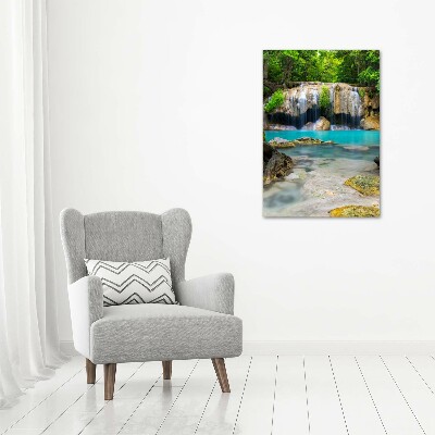 Wall art acrylic Waterfall in the jungle