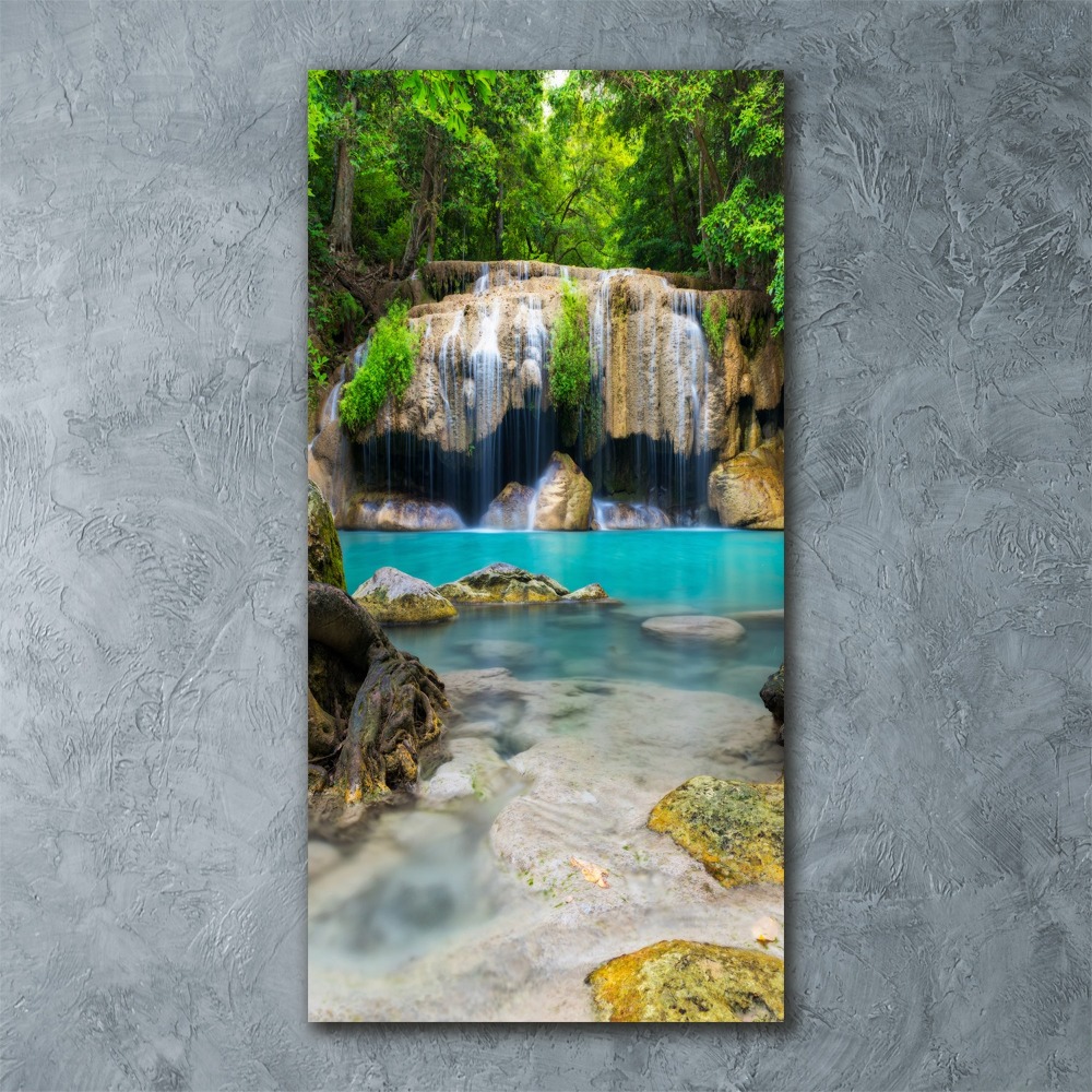 Wall art acrylic Waterfall in the jungle