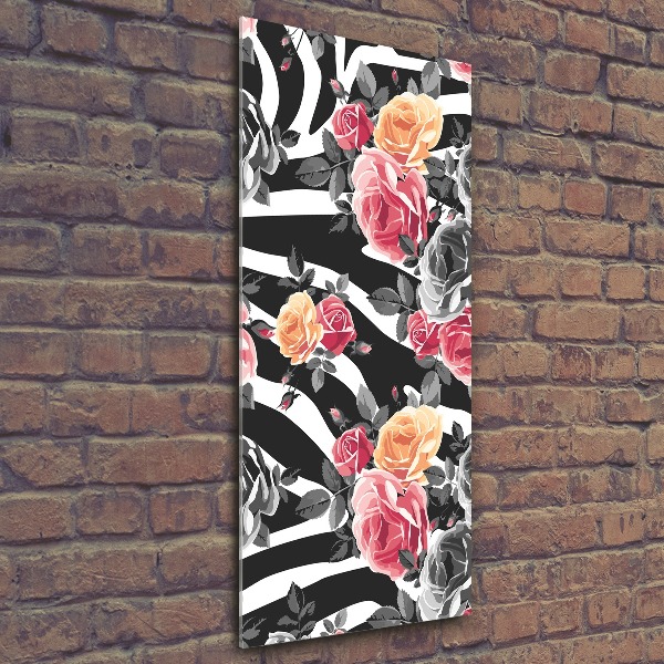 Print on acrylic Zebra roses