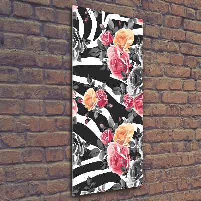 Print on acrylic Zebra roses