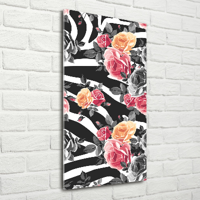 Print on acrylic Zebra roses