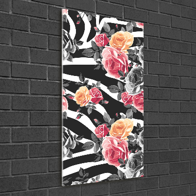 Print on acrylic Zebra roses