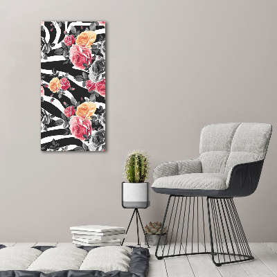 Print on acrylic Zebra roses