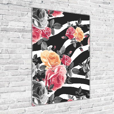 Print on acrylic Zebra roses