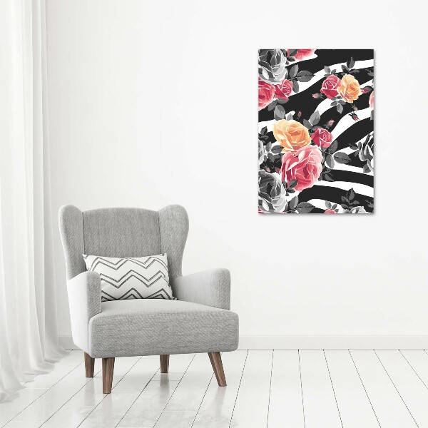 Print on acrylic Zebra roses