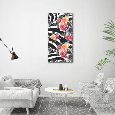 Print on acrylic Zebra roses