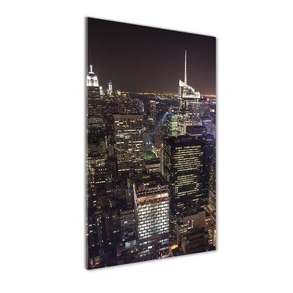 Acrylic print New York at night