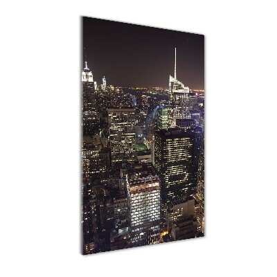 Acrylic print New York at night