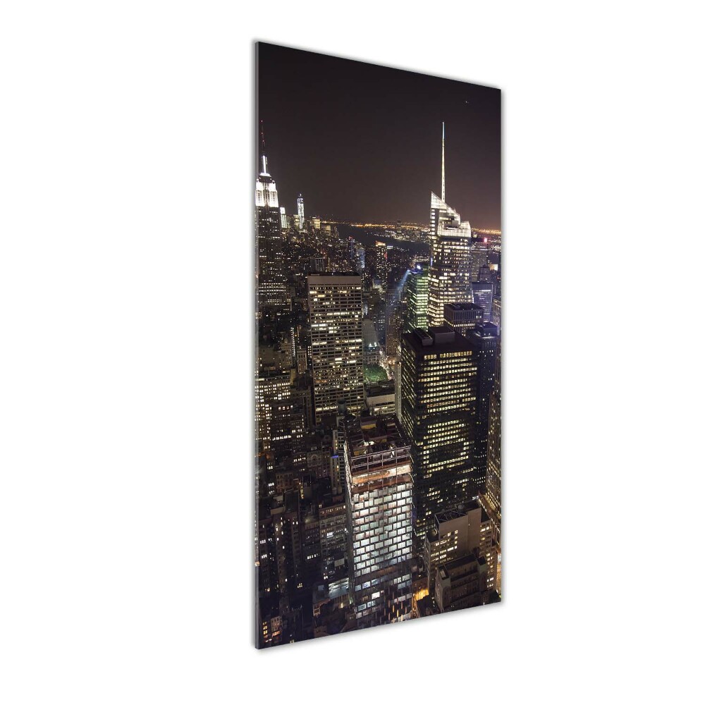 Acrylic print New York at night