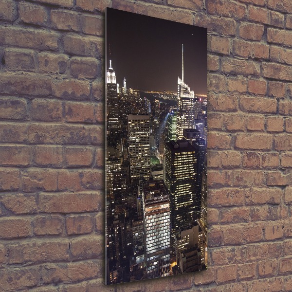 Acrylic print New York at night