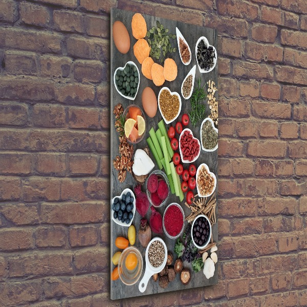 Print on acrylic Healthy food