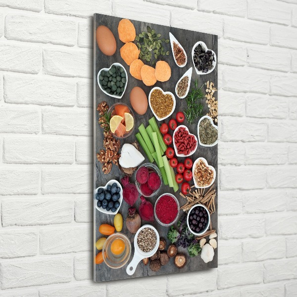 Print on acrylic Healthy food